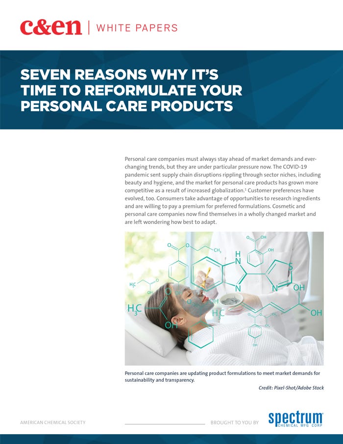 SEVEN REASONS WHY IT’S TIME TO REFORMULATE YOUR PERSONAL CARE PRODUCTS